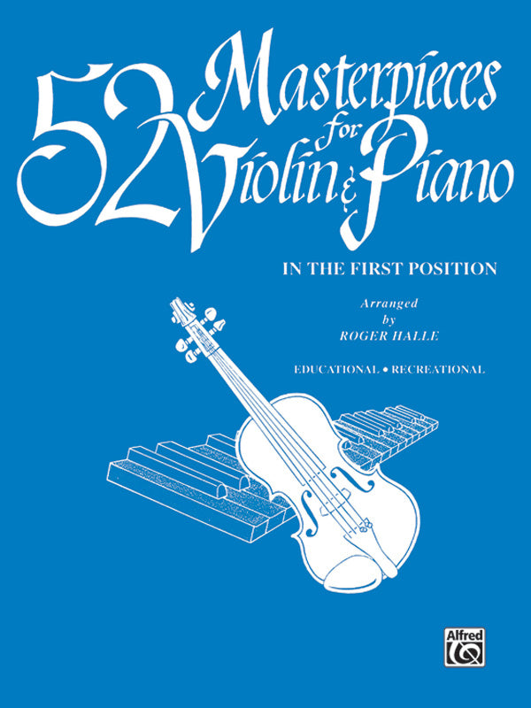 楽譜書籍・教則本 52 MASTERPIECES FOR VIOLIN & PIANO - PIANO ACC. [BOOKM-89324]