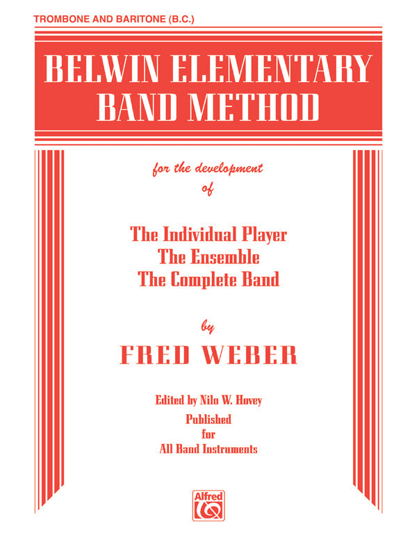吹奏楽 パート譜 BELWIN ELEMENTARY BAND METHOD - TROMBONE ( BASS CLEF ) [SHT-CBD-PART-79544]