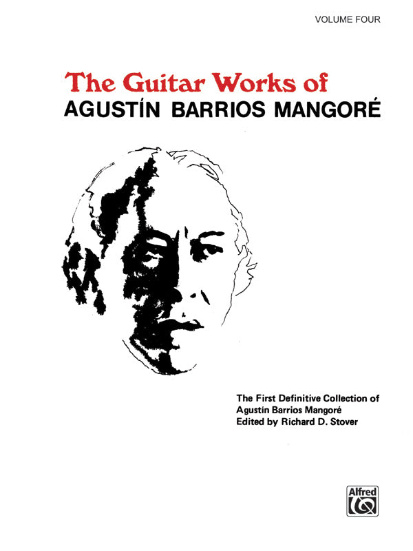 楽譜書籍・教則本 GUITAR WORKS OF AGUSTÍN BARRIOS MANGORÉ, VOL. IV [BOOKM-91561]