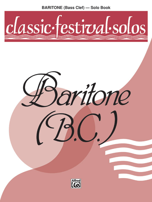 楽譜書籍・教則本 CLASSIC FESTIVAL SOLOS ( BARITONE B.C. ) , VOLUME 1 SOLO BOOK [BOOKM-79783]