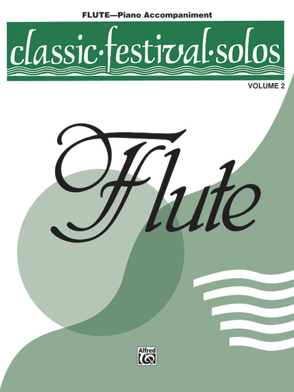楽譜書籍・教則本 CLASSIC FESTIVAL SOLOS ( C FLUTE ) , VOLUME 2 PIANO ACC. - PIANO ACC. [BOOKM-80888]