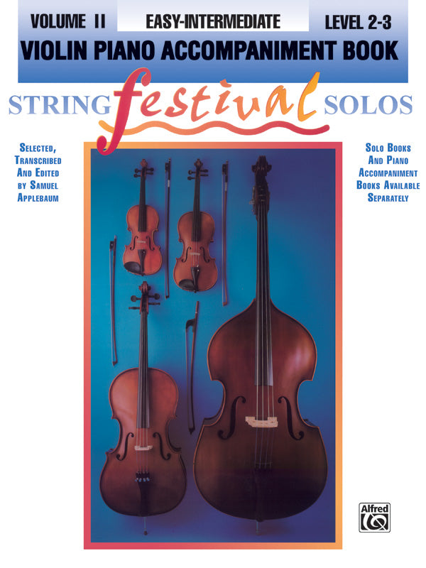 楽譜書籍・教則本 STRING FESTIVAL SOLOS, VOLUME II - VIOLIN PIANO ACC. [BOOKM-89335]