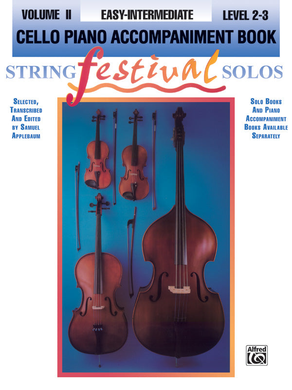 楽譜書籍・教則本 STRING FESTIVAL SOLOS, VOLUME II - CELLO PIANO ACC. [BOOKM-89339]