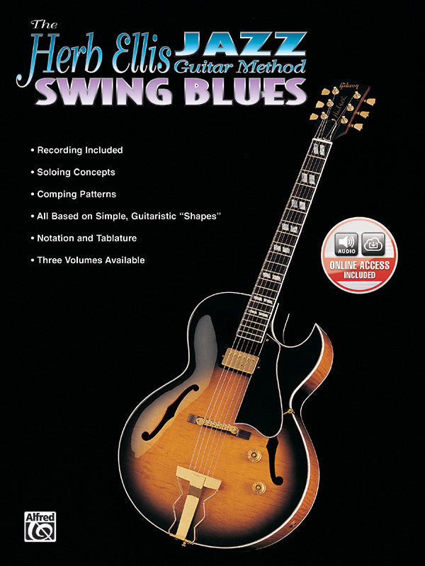 楽譜書籍・教則本 HERB ELLIS JAZZ GUITAR METHOD: SWING BLUES, THE ハーブ・エリス・ジャズ・ギター・メソッド：スウィング・ブルース [BOOKM-84416]
