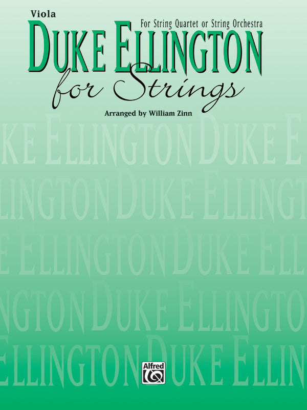 弦楽合奏 パート譜 DUKE ELLINGTON FOR STRINGS - VIOLA [SHT-STO-PART-77274]