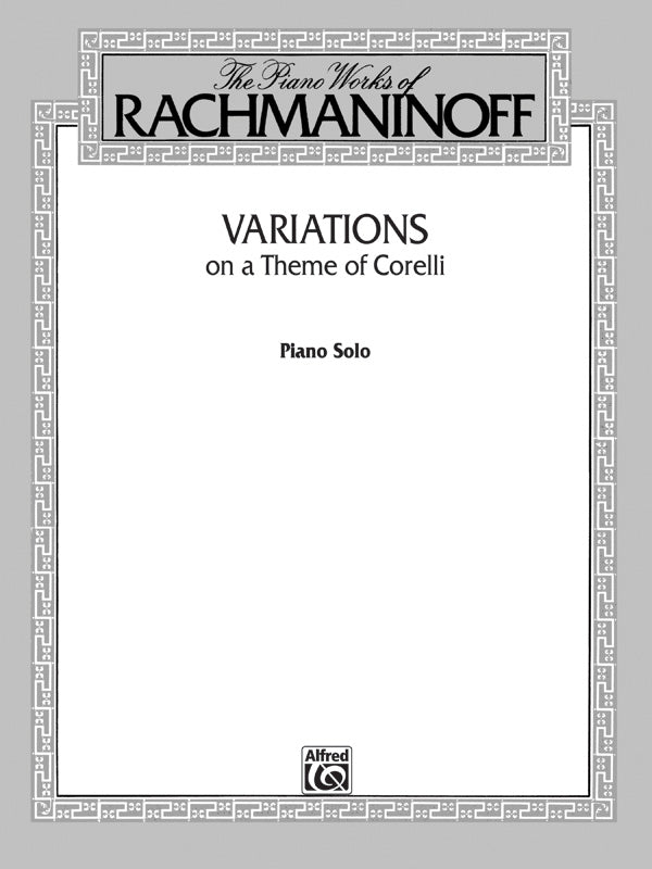 ピアノ譜面 VARIATIONS ON A THEME OF CORELLI [SHT-PNO-96274]