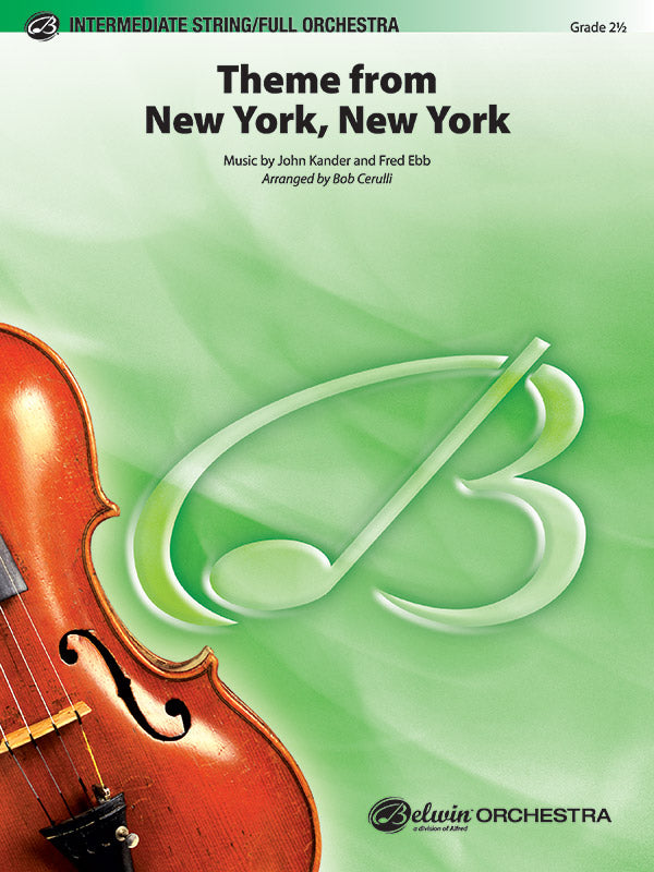 オーケストラ 譜面セット "NEW YORK, NEW YORK," THEME FROM [SHT-ORC-49094]