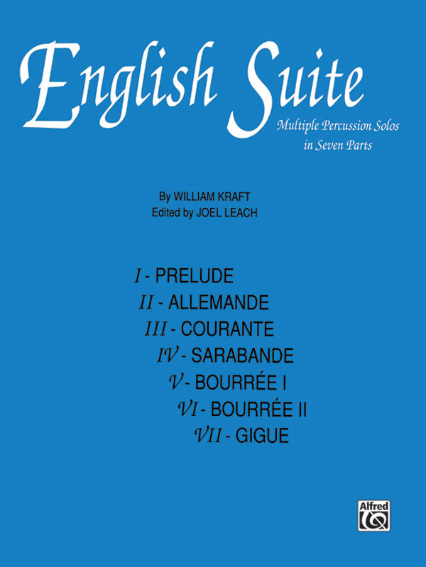 パーカッション譜面 ENGLISH SUITE ( 7 MOVEMENTS ) イングリッシュ・スイート（全７楽章） [SHT-PERC-81649]