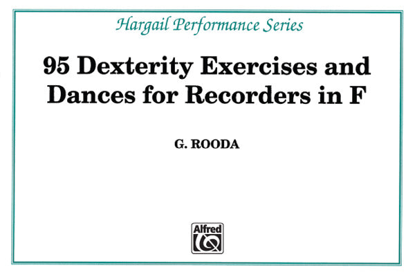 楽譜書籍・教則本 FINGER DEXTERITY EXERCISES FOR RECORDERS IN F [BOOKM-89669]