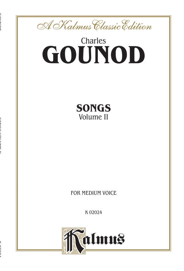 楽譜書籍・教則本 SONGS, VOLUME II ( VOICING : MEDIUM VOICE ) [BOOKM-64521]