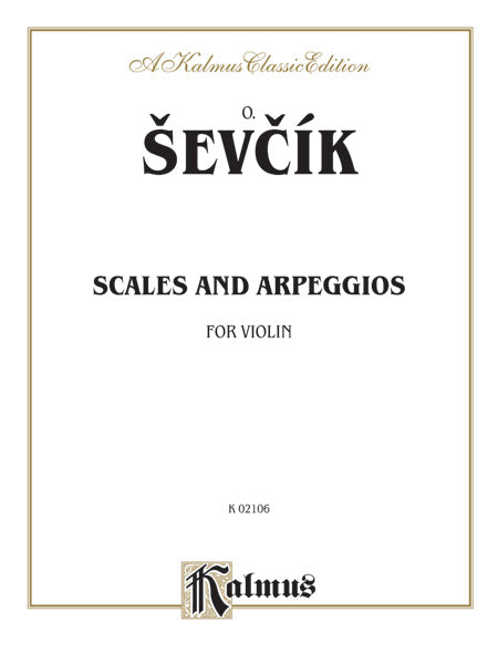 楽譜書籍・教則本 SEVCIK FOR VIOLIN ( SCALES AND ARPEGGIOS ) [BOOKM-89294]