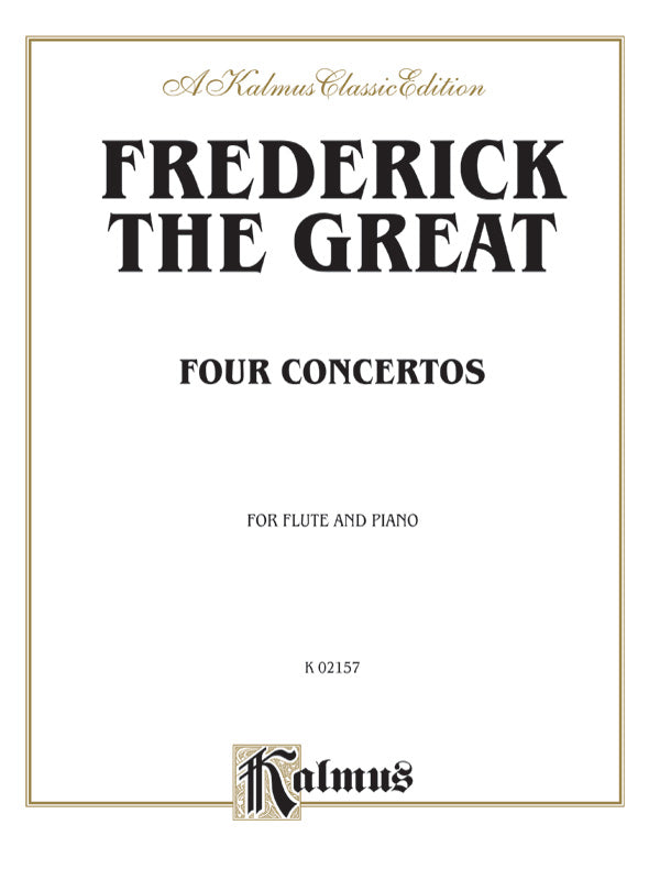 楽譜書籍・教則本 FOUR CONCERTOS FOR FLUTE AND PIANO [BOOKM-80781]