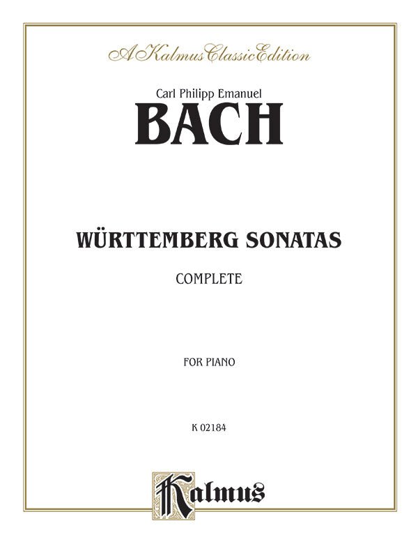 楽譜書籍・教則本 WÜRTTENBURG SONATAS, THE [BOOKM-96374]
