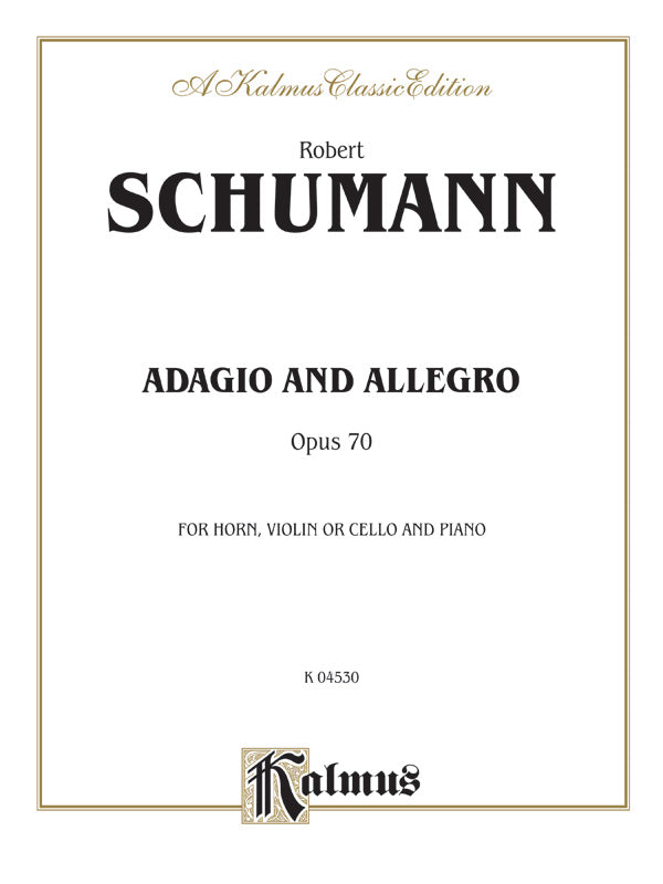フレンチホルン譜面 ADAGIO AND ALLEGRO, OP. 70 [SHT-FRH-79476]