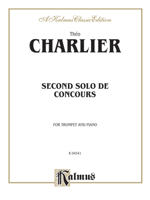 トランペット譜面 SECOND SOLO DE CONCOURS [SHT-TP-64009]