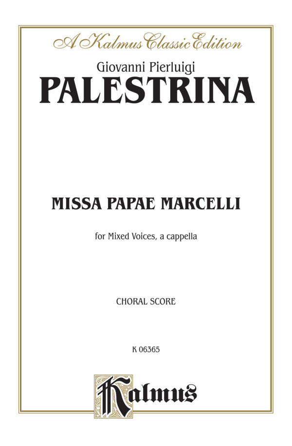 合唱 パート譜 MISSA PAPAE MARCELLI ( VOICING : SAATTB, "A CAPPELLA" ) [SHT-CHO-PART-90070]
