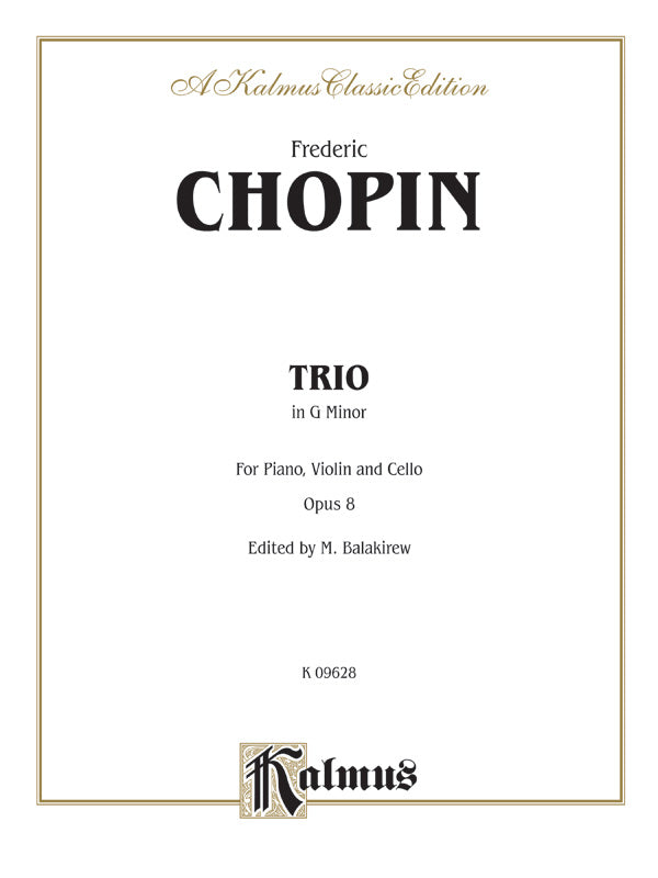 ストリング譜面 PIANO TRIO IN G MINOR, OP. 8 - PIANO, VIOLIN, & CELLO [SHT-STR-77350]
