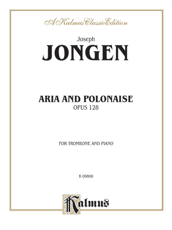 トロンボーン譜面 ARIA AND POLONAISE, OP. 128 [SHT-TB-79498]