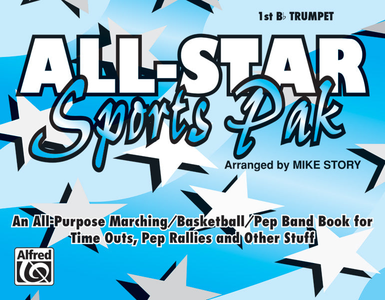マーチング・バンド パート譜 ALL-STAR SPORTS PAK - 1ST B-FLAT TRUMPET オールスター・スポーツ・パック － 第一トランペット用 [SHT-MBD-PART-36834]