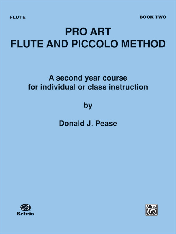 楽譜書籍・教則本 PRO ART FLUTE AND PICCOLO METHOD, BOOK II [BOOKM-80950]