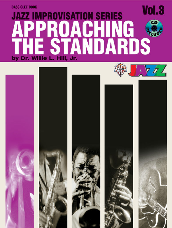 楽譜書籍・教則本 APPROACHING THE STANDARDS VOL. 3 - BASS CLEF BOOK WITH CD - JAZZ IMPROVISATION SERIES アプローチング・ザ・スタンダーズ ３ 低音部記号用ＣＤ付 [BOOKM-21955]