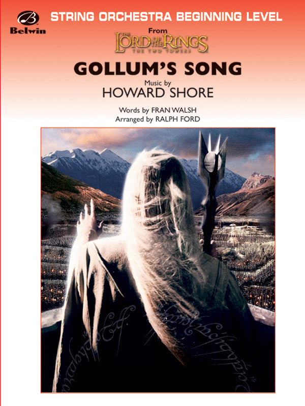 弦楽合奏 譜面セット GOLLUM'S SONG ( FROM THE LORD OF THE RINGS: THE TWO TPWERS ) [SHT-STO-34029]