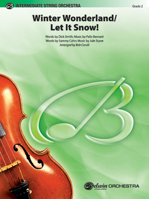弦楽合奏 譜面セット WINTER WONDERLAND / LET IT SNOW! ウインター・ワンダーランド／レット・イット・スノー！ [SHT-STO-33789]
