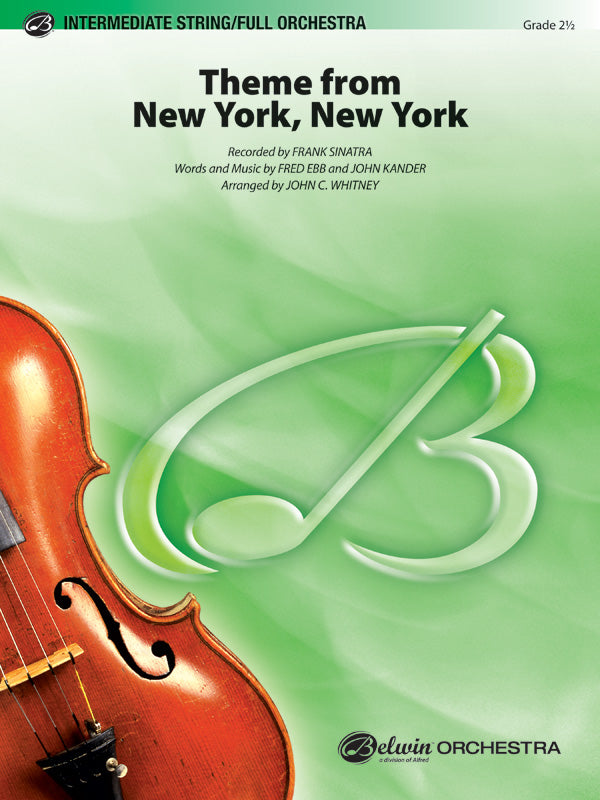 オーケストラ 譜面セット "NEW YORK, NEW YORK," THEME FROM [SHT-ORC-66527]