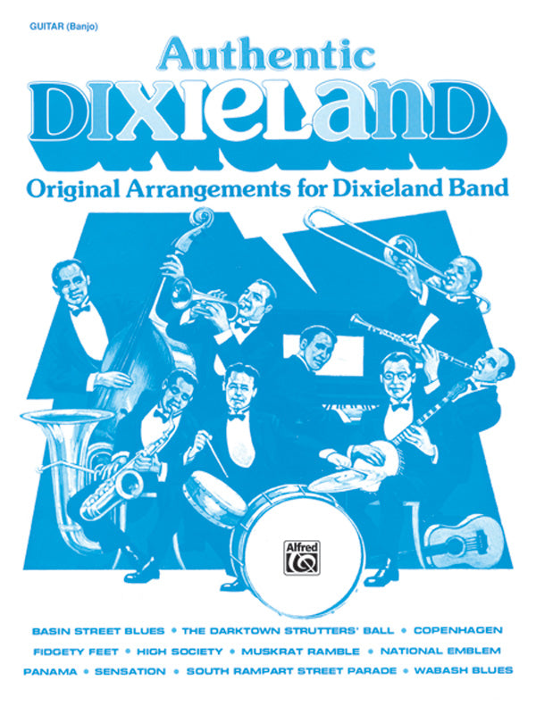 ディキシーランド・バンド パート譜 AUTHENTIC DIXIELAND - GUITAR / BANJO オーセンティック・デキシーランド ギター／バンジョー [SHT-DIX-PART-48986]