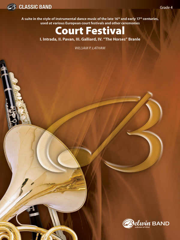 吹奏楽 譜面セット COURT FESTIVAL ( SUITE FOR CONCERT BAND ) コート・フェスティバル [SHT-CBD-46118]