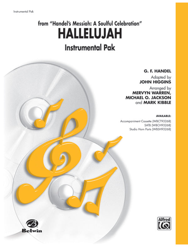 合唱 パート譜 HALLELUJAH FROM "HANDEL'S MESSIAH: A SOULFUL CELEBRATION" - STUDIO HORN PARTS ハレルヤ・フロム『ヘンデル・メサイア：ア・ソウルフル・セレブレーション』 スタジオ・ホルン [SHT-CHO-PART-62023]
