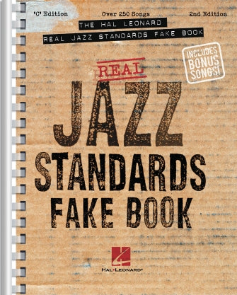 楽譜書籍・教則本 HAL LEONARD REAL JAZZ STANDARDS FAKE BOOK – 2ND EDITION, THE - C EDITION [BOOKM-128526]