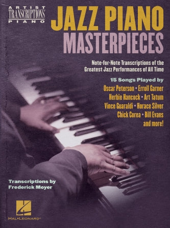 楽譜書籍・教則本 JAZZ PIANO MASTERPIECES – NOTE-FOR-NOTE TRANSCRIPTIONS OF THE GREATEST JAZZ PERFORMANCES OF ALL TIME - TRANSCRIPTIONS BY FREDERICK MOYER [BOOKM-128533]