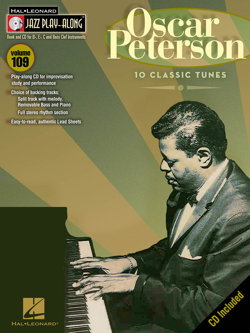 楽譜書籍・教則本 OSCAR PETERSON - JAZZ PLAY-ALONG VOLUME 109 - JAZZ PLAY ALONG [BOOKM-77946]