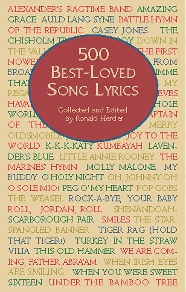 楽譜書籍・教則本 500 BEST-LOVED SONG LYRICS [BOOKM-90782]
