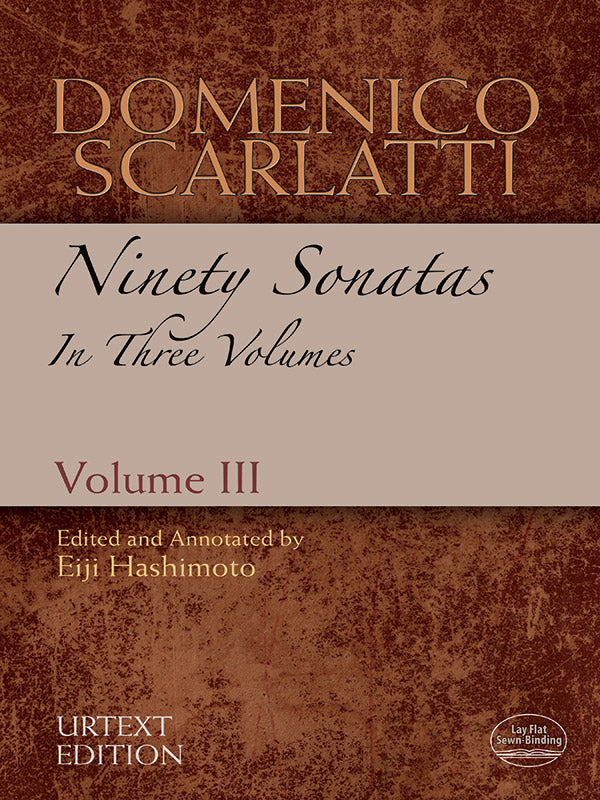 楽譜書籍・教則本 DOMENICO SCARLATTI: NINETY SONATAS IN THREE VOLUMES, VOLUME III [BOOKM-128417]