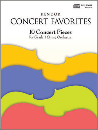 弦楽合奏 パート譜 KENDOR CONCERT FAVORITES - 1ST VIOLIN ケンドール・コンサート・フェイバリッツ 第１ヴァイオリン [SHT-STO-PART-46906]