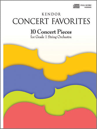 弦楽合奏 パート譜 KENDOR CONCERT FAVORITES - 2ND VIOLIN ケンドール・コンサート・フェイバリッツ 第２ヴァイオリン [SHT-STO-PART-46907]