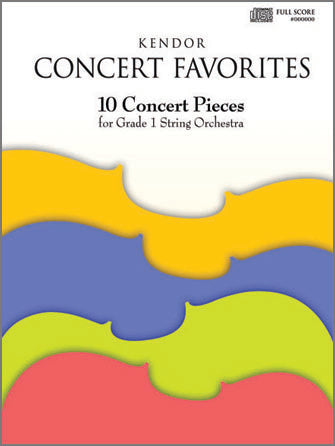 弦楽合奏 パート譜 KENDOR CONCERT FAVORITES - OPT. PIANO ケンドール・コンサート・フェイバリッツ オプショナル・ピアノ [SHT-STO-PART-46912]