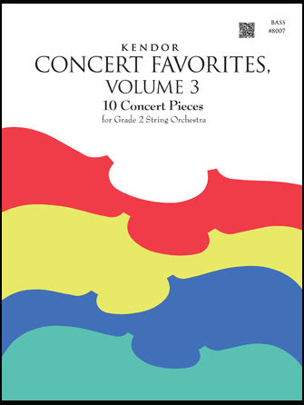 弦楽合奏 譜面セット KENDOR CONCERT FAVORITES, VOLUME 3 - BASS [SHT-STO-127677]