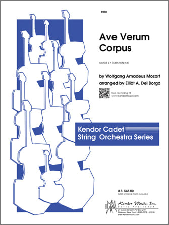 弦楽合奏 譜面セット AVE VERUM CORPUS アヴェ・ヴェルム・コルプス [SHT-STO-32918]