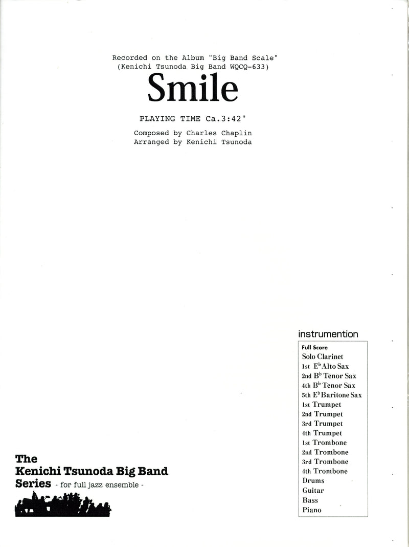 ビッグバンド 譜面セット SMILE スマイル [SHTB-102995]