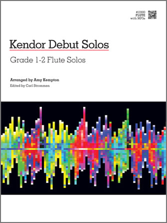 フルート譜面 KENDOR DEBUT SOLOS - FLUTE WITH MP3S [SHT-FLT-103878]