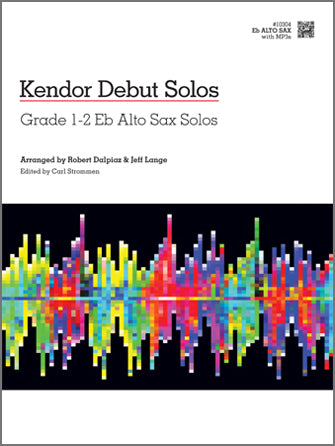 サックス譜面 KENDOR DEBUT SOLOS - EB ALTO SAX WITH MP3S [SHT-SAX-103882]