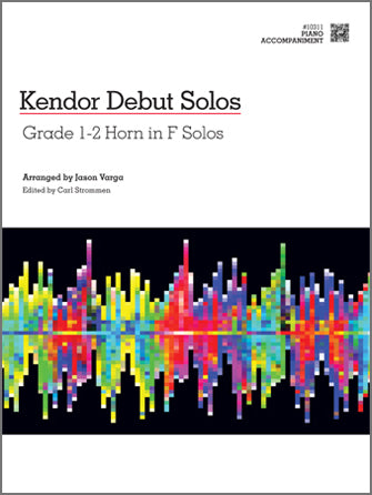 フレンチホルン譜面 KENDOR DEBUT SOLOS - HORN IN F - PIANO ACCOMPANIMENT [SHT-FRH-103889]