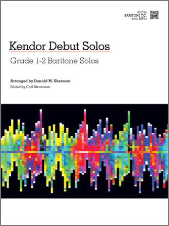 金管譜面 KENDOR DEBUT SOLOS - BARITONE T.C. WITH MP3S [SHT-BRA-103892]