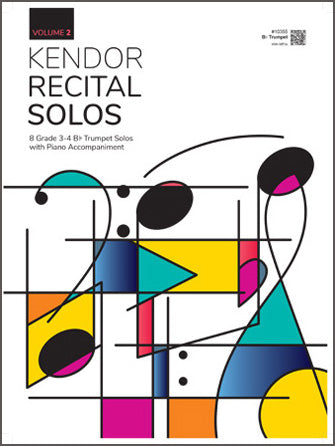 楽譜書籍・教則本 KENDOR RECITAL SOLOS, VOLUME 2 - BB TRUMPET WITH PIANO ACCOMPANIMENT & MP3'S [BOOKM-122480]