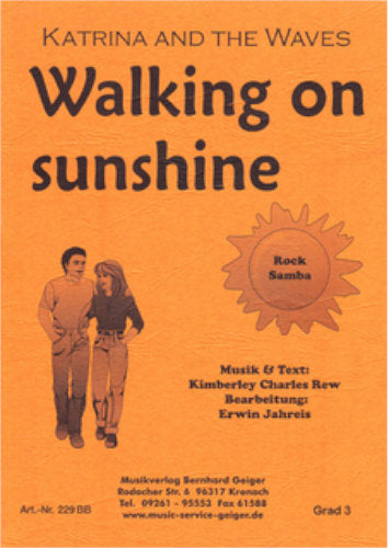 ビッグバンド 譜面セット WALKING ON SUNSHINE ウォーキング・オン・サンシャイン [SHTB-104992]