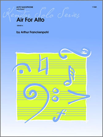 サックス譜面 AIR FOR ALTO エア・フォー・アルト [SHT-SAX-34459]