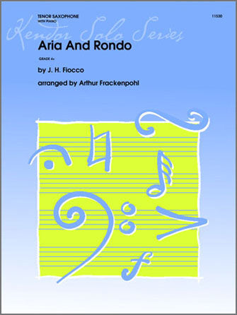 サックス譜面 ARIA AND RONDO アリア・アンド・ロンド [SHT-SAX-34498]